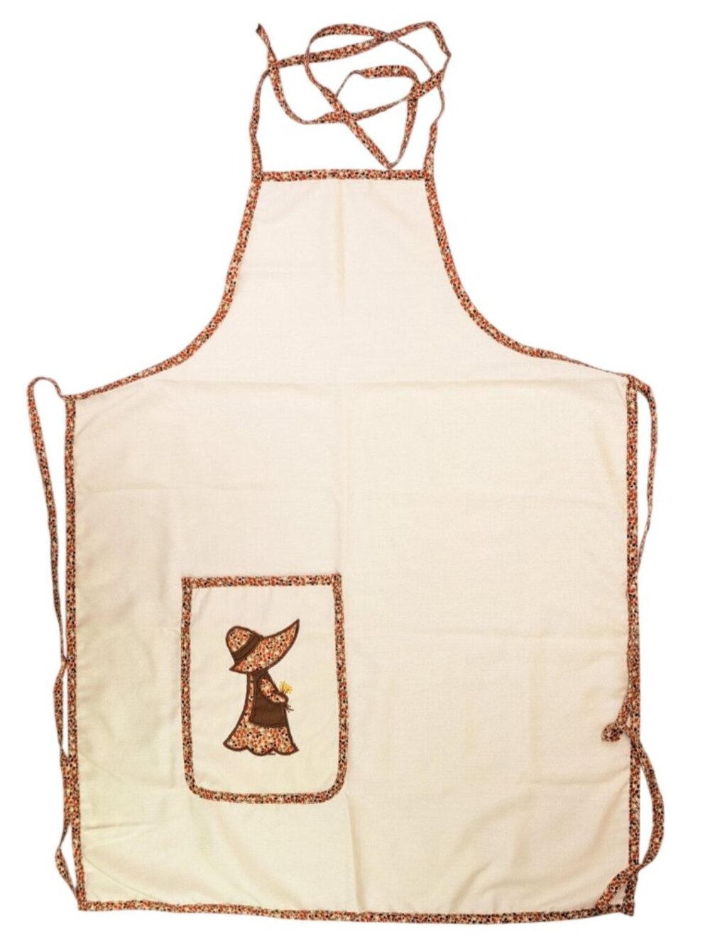 Vintage Hedaya Bros Sugar N Spice Apron Holly Hobbie Sunbonnet Girl Embroidery